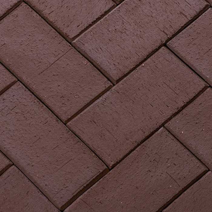 Клинкерная брусчатка ЛСР Бонн терракотовый, 200x100x50 мм