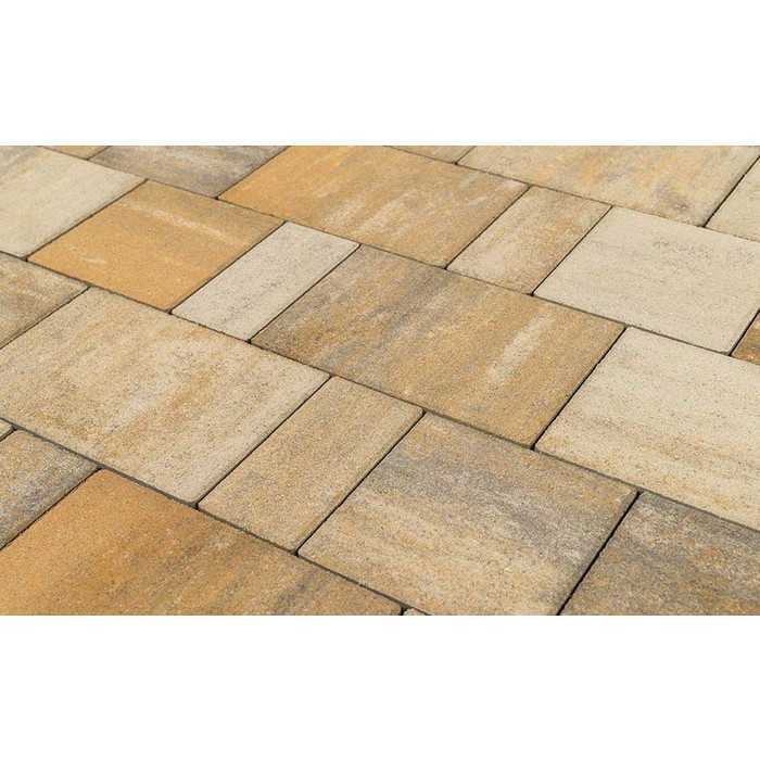 Плитка тротуарная BRAER Старый город Ландxаус Color Mix Песчаник, толщина 80 мм