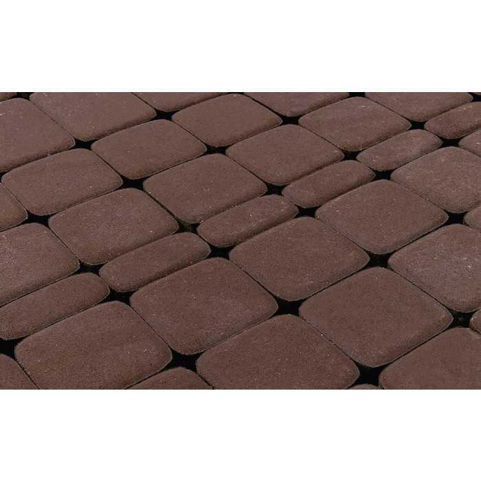 Плитка тротуарная BRAER Классико коричневый, 115x60 мм